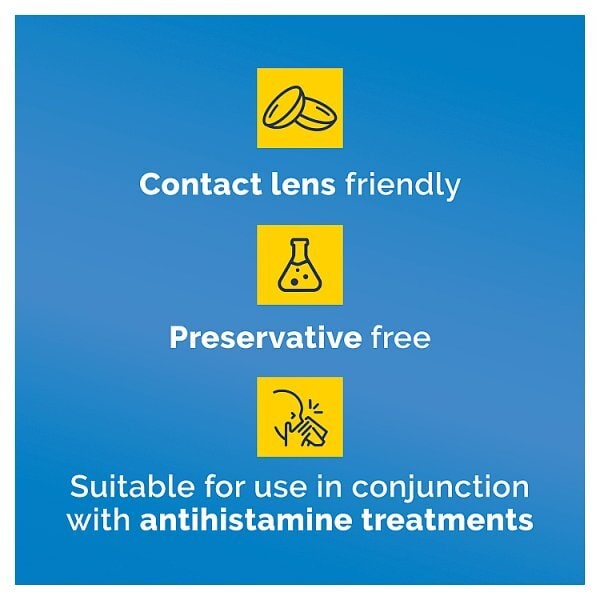 Optrex Double Action Drops Itchy Watery Eyes Soothing 10ml