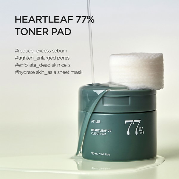 Anua Heartleaf 77% Clear Pad 160Ml (70Ea)