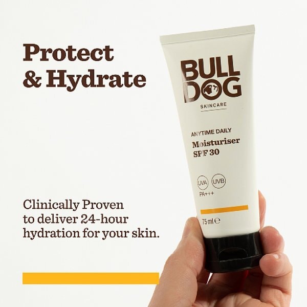 Bulldog Skincare Anytime Daily Moisturiser SPF 30 75ml