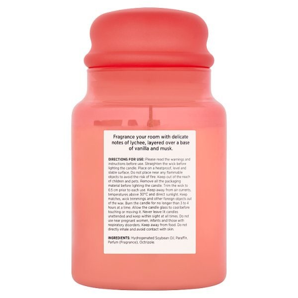 Superdrug Fruity Lychee 620G Candle