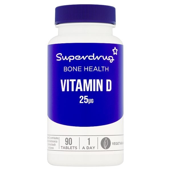 Superdrug Vitamin D 25ug 90s
