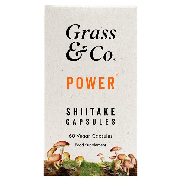 Grass & Co. Power Shiitake Mushrooms Capsules