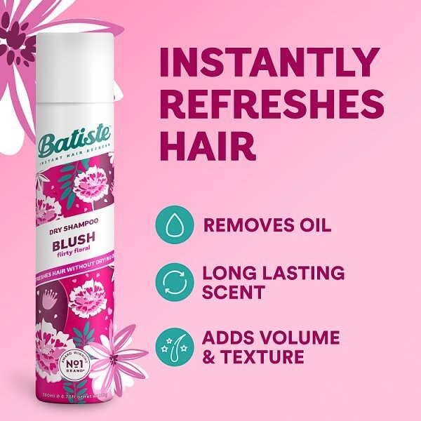 Batiste Dry Shampoo Floral & Flirty Blush 200ml