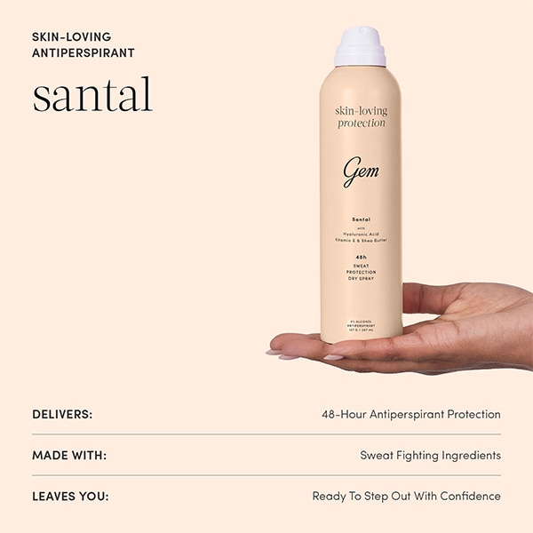 Gem Skin-Loving Deodorant: Santal 200ml