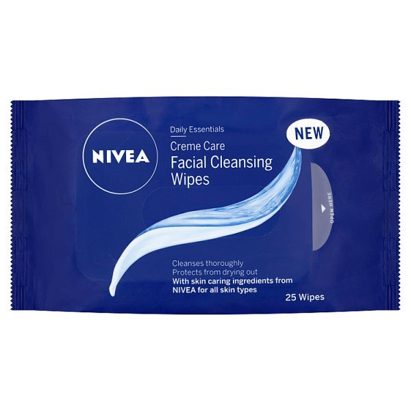 NIVEA Face Cleansing Wipes Crème Care, 25 wipes