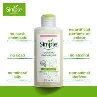 Simple Kind to Skin Hydrating Vegan Facial Cleanser 125ml