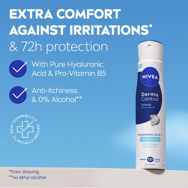 NIVEA Derma Defend 72H Anti-Perspirant Deodorant Spray 250Ml