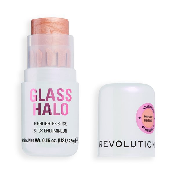 Revolution Glass Halo Highlighter Stick Rose Glow