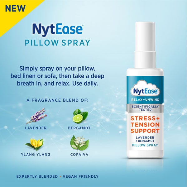 Nytease Stress + Tension Support Pillow Spray