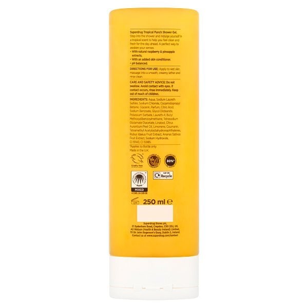 Superdrug Tropical Punch Shower Gel