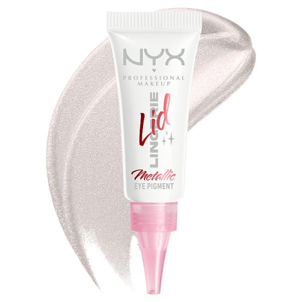 NYX Professional Makeup Lid Lingerie Cream Eye Pigment Satin Silver