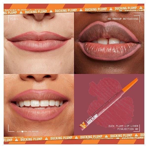NYX Professional Makeup Duck Plump Plumping Lip Liner Pinkjection