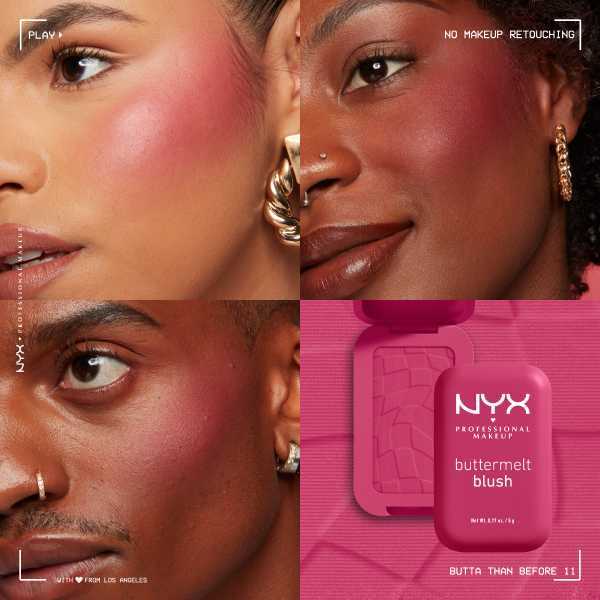 Nyx Professional Makeup Buttermelt Blush 11 Butta Than Befor