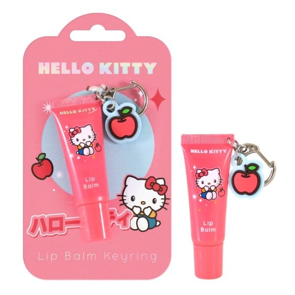 Hello Kitty Lip Balm Keyring 8ml Stocking Filler