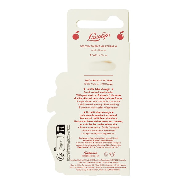 101 Ointment Multi-Balm Peach 10G