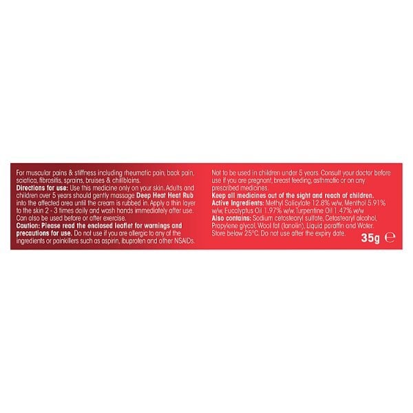 Deep Heat Heat Rub 35gm