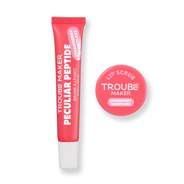 Trouble Maker Mystery Slice Cake Lip Scrub and Peptide Balm