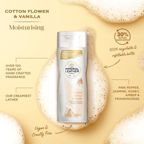 Imperial Leather Cotton Flower & Vanilla Shower Gel 250Ml