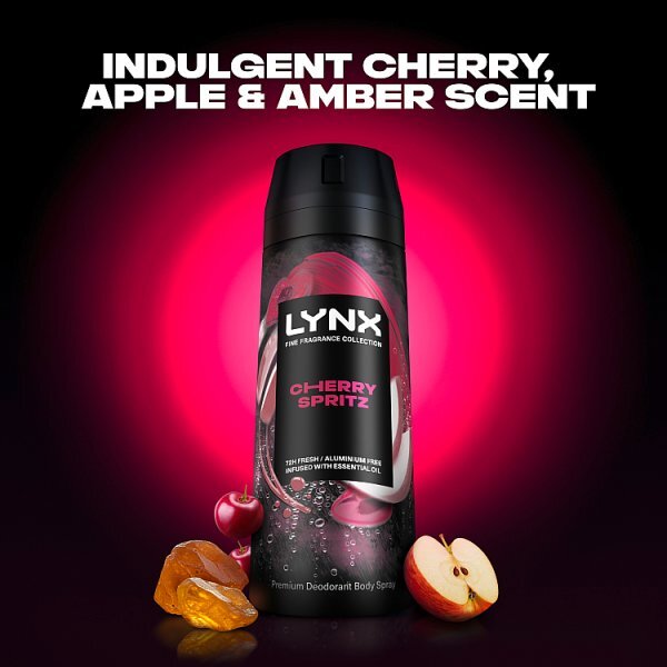 Lynx Fine Fragrance Collection Cherry Spritz Premium Body Spray 150 ml