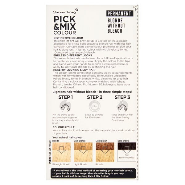 S/D PICK & MIX BLONDE WITH OUT BLEACH