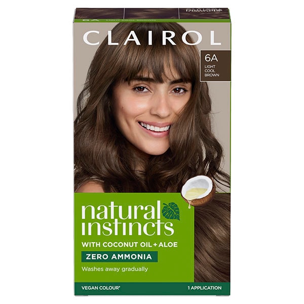 Clairol Natural Instincts Hair Dye 6A Light Cool Brown