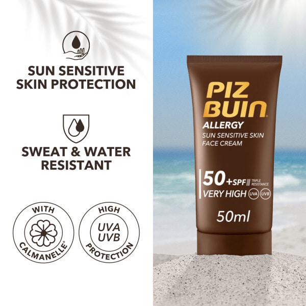 Piz Buin Allergy Face Cream SPF 50+ Very High 40ml