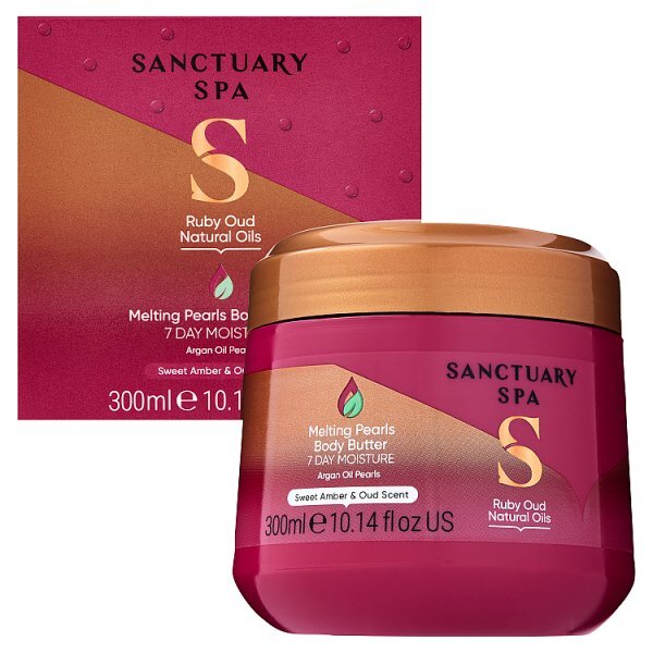 Sanctuary Spa Ruby Oud Melting Pearl Body Butter 300Ml