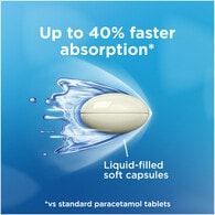 Panadol Liquid Capsules 500Mg Paracetamol  16 Capsules