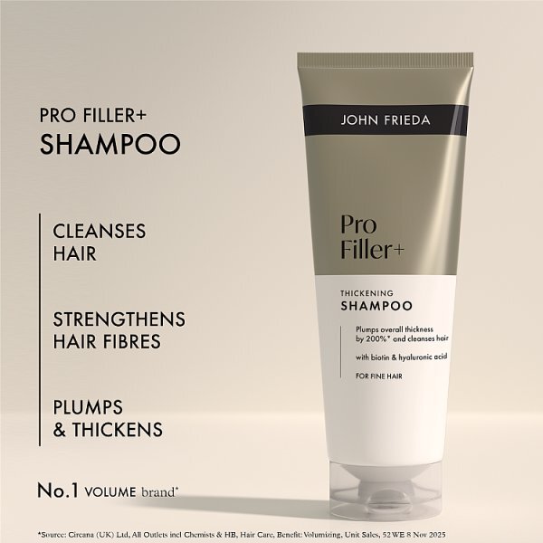 John Frieda Profiller+ Thickening Shampoo 250Ml