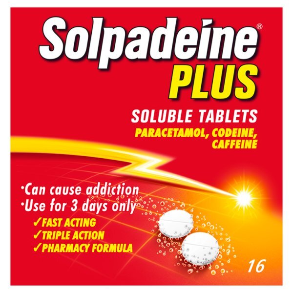 Solpadeine Plus Soluble Pain Relief Tablets 16s