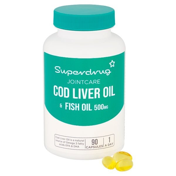 Superdrug Cod Liver Oil 500mg 90s