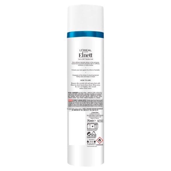 L'Oreal Hairspray Elnett Flexible Hold & Shine 75ml