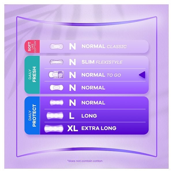 Always Daily Fresh Normal Wrapped Panty Liners x20