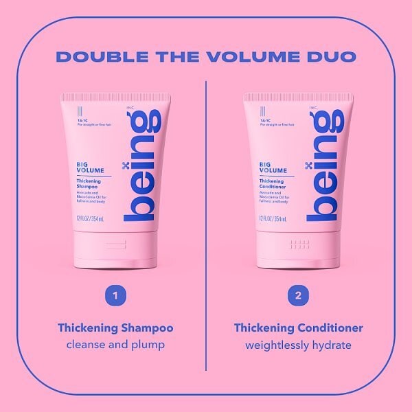being BIG VOLUME Thickening Conditioner 354mL