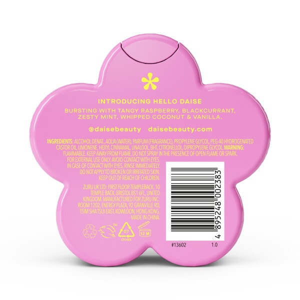 Daise Fragrance Body Mist Hello Raspberry & Mint 100 Ml