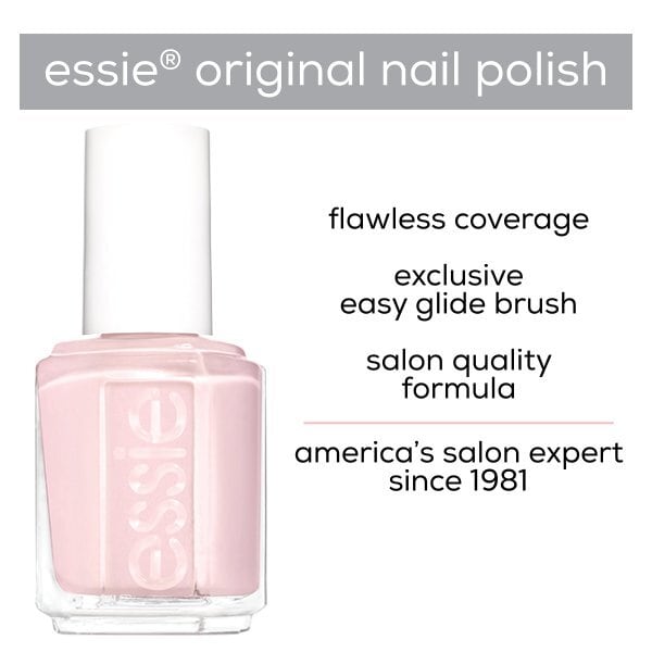 DNR essie Core 268 Sunday Funday Pink Coral Shimmer Nail Polish
