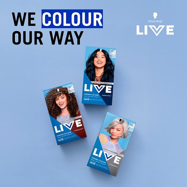 Schwarzkopf LIVE 090 Cosmic Blue Permanent Hair Dye
