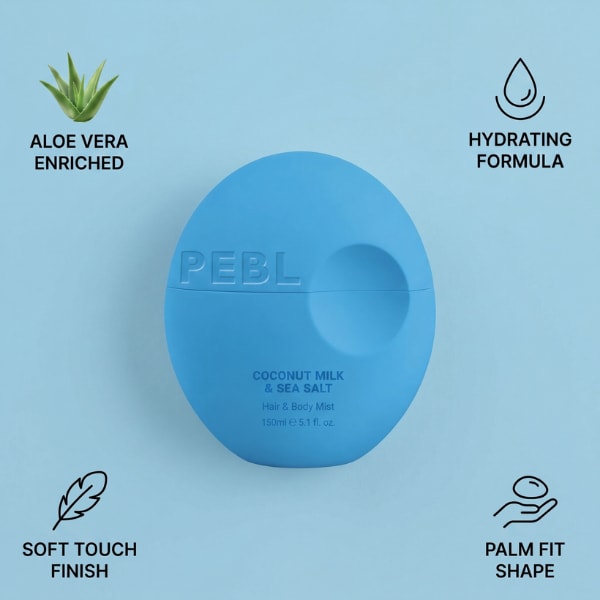 Pebl Coconut Milk & Sea Salt Hair & Body Mist 150Ml