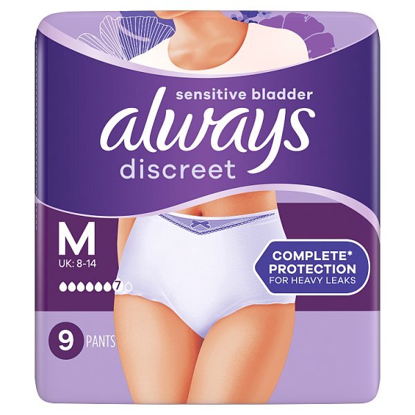 Always Discreet Underwear Inco Pant Plus Medium X9