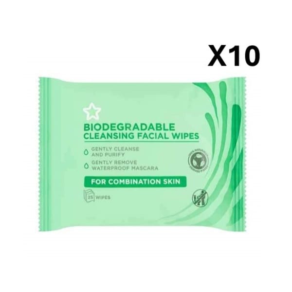 Cleansing Bio Face Wipes Combination Skin x10 Bundle