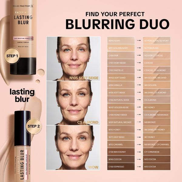 Max Factor Facefinity Lasting Blur Concealer - 4W Golden