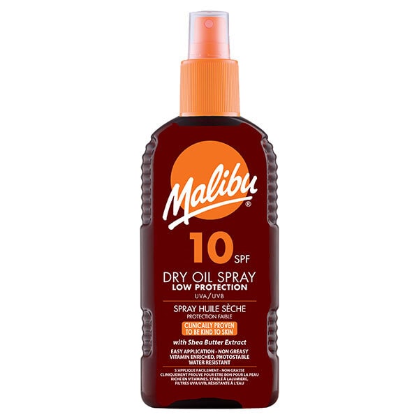 Malibu Dry Oil Spray SPF 10 200ml