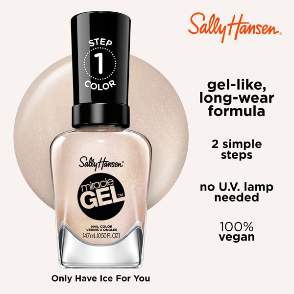 Sally Hansen Miracle Gel Nail Polish - Only Have Ice For You