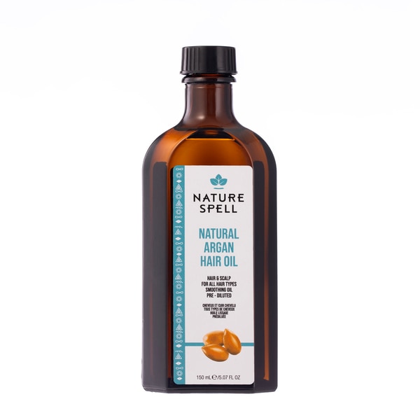 Nature Spell Natural Argan Hair Oil with Pump