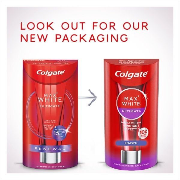 Colgate Max White Ultimate Renewal Whitening Toothpaste 75Ml