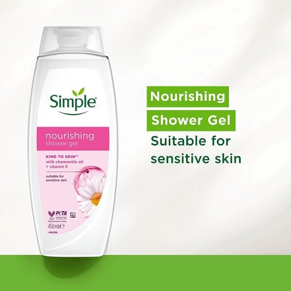 Simple Kind to Skin Nourishing Shower Cream 450 ml