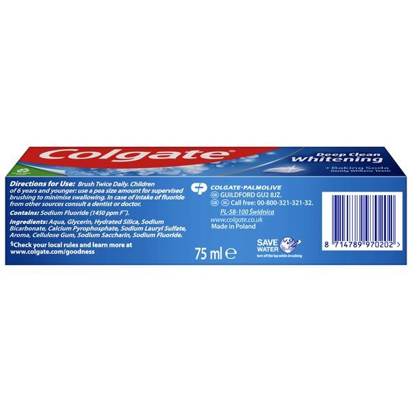 Colgate Deep Clean Whitening Toothpaste 75ml