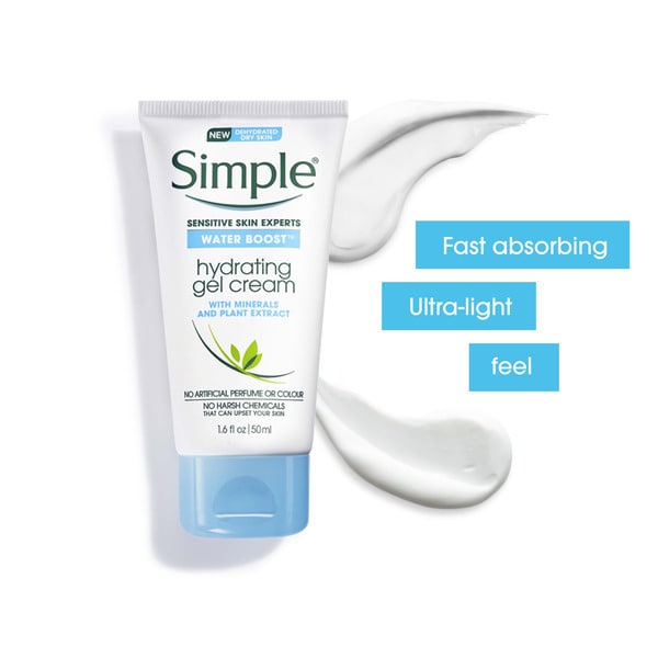 Simple Water Boost Hydrating Gel Cream Moisturiser 50ml