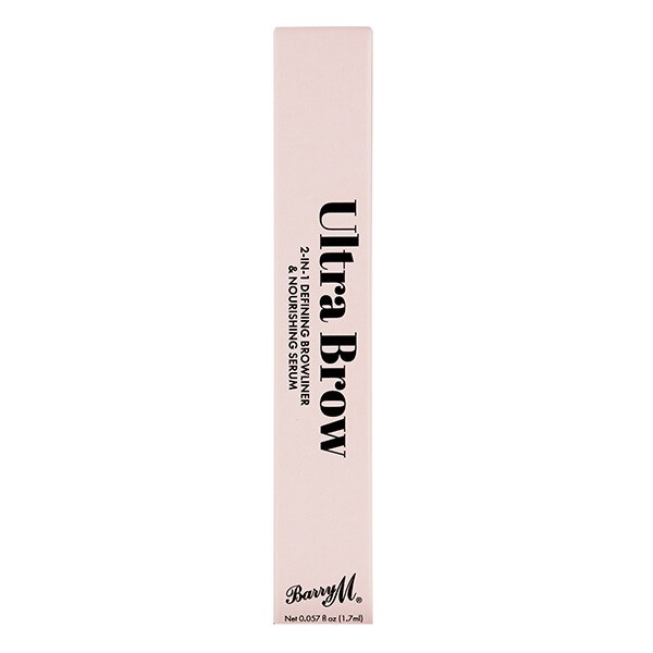 Barry M Ultra Brow 2-In-1 Browliner & Serum - Medium Brown