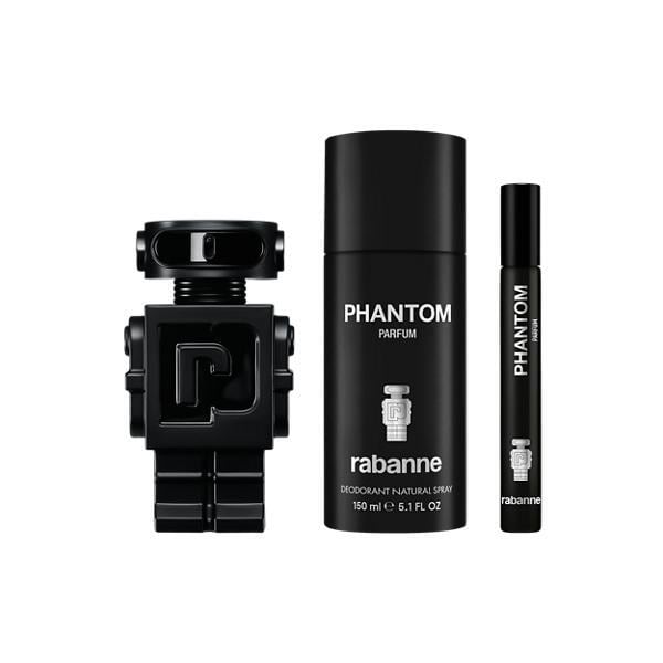 Set Phantom Parfum 50 Ml + Deodorant 150 Ml + 10 Ml